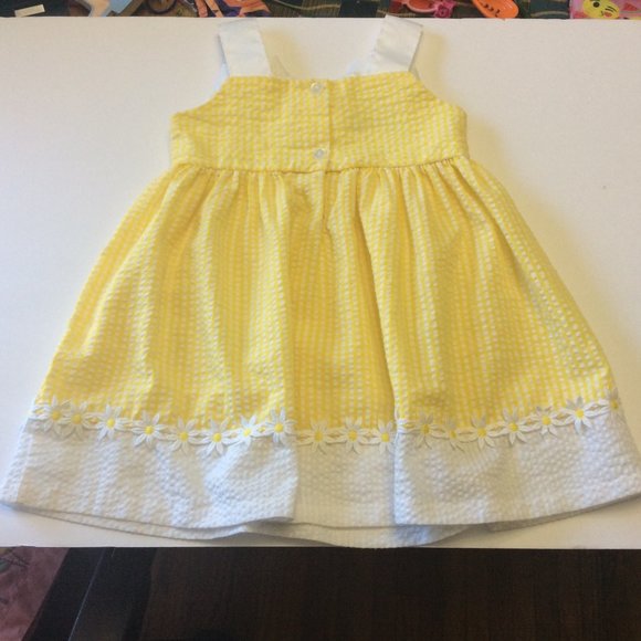 IRIS & IVY 2 PIECE YELLOW SUMMER BABY GIRL DRESS - Picture 4 of 6